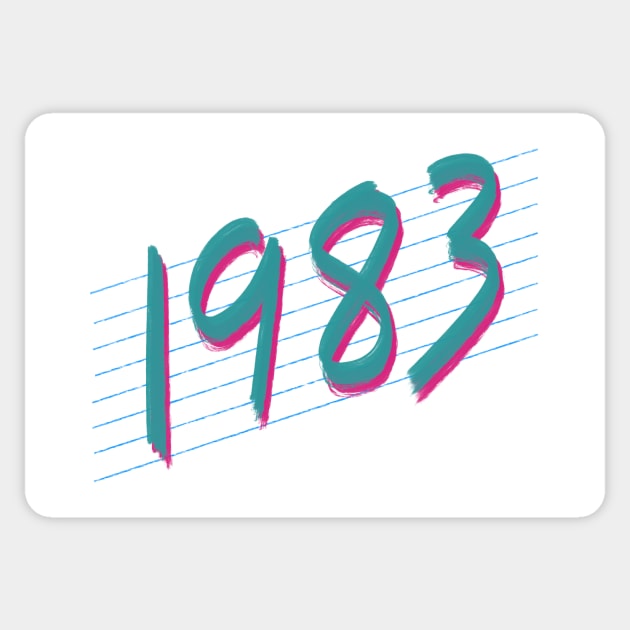 1983 Sticker by Vanphirst